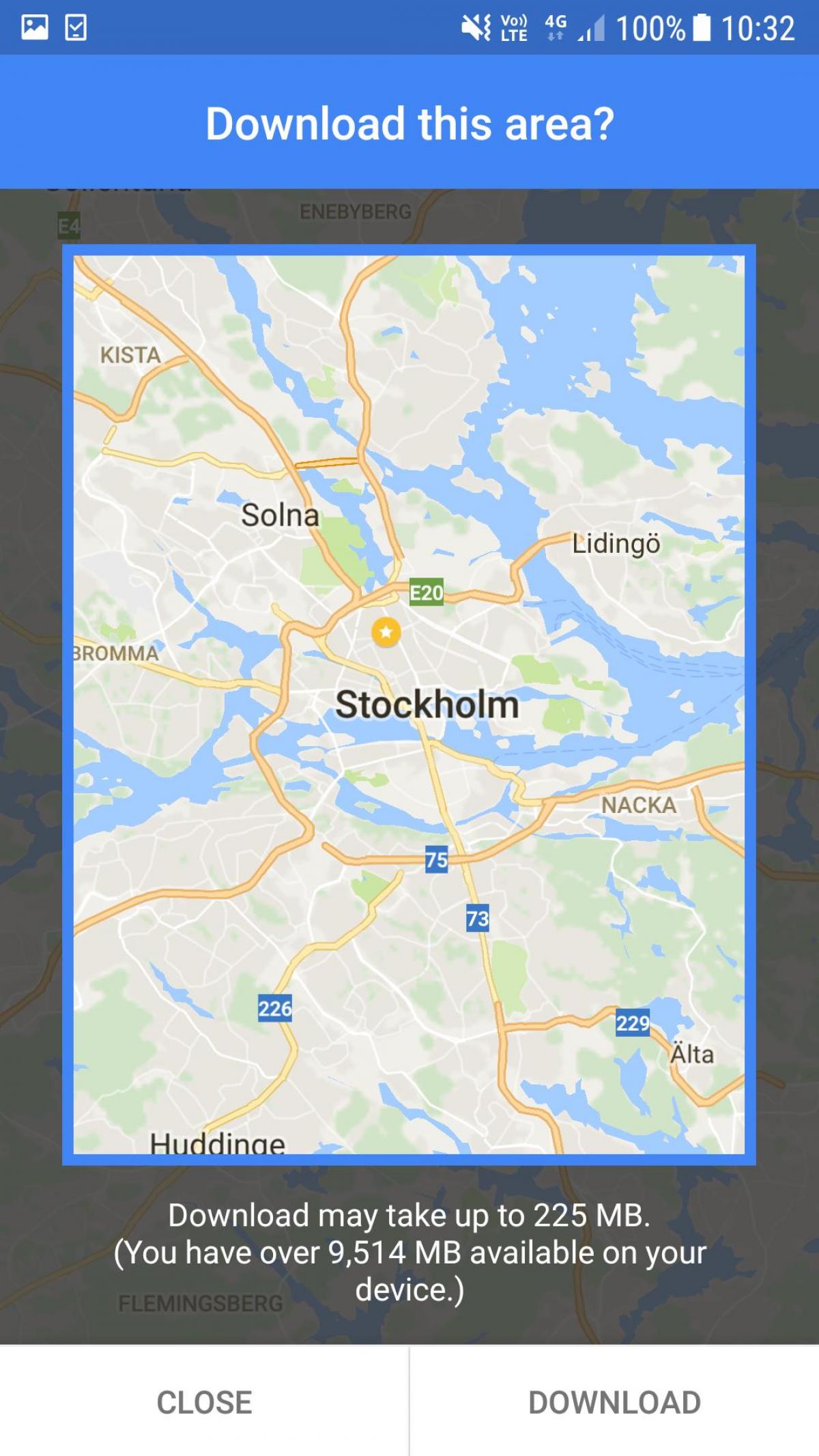 offline kart Stokholm
