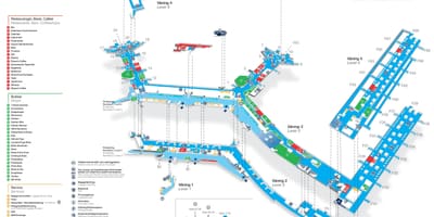Stokholm hava limanında terminal 5 xəritə