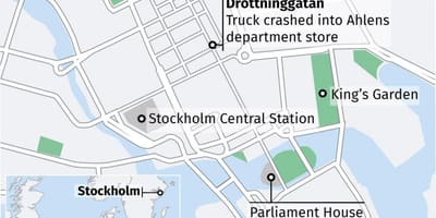 Kart дроттнинггатан Stokholmda