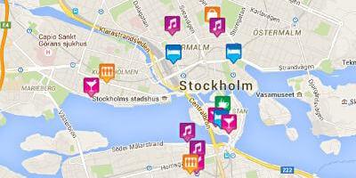 Göy xəritəsi-bu xəritə Stokholm
