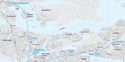 Kart naka Stokholm