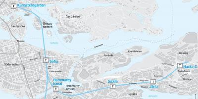 Kart naka Stokholm