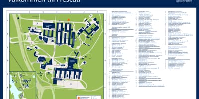 Kart Stokholm universitetinin