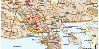 Stokholm yerləri xəritəsi