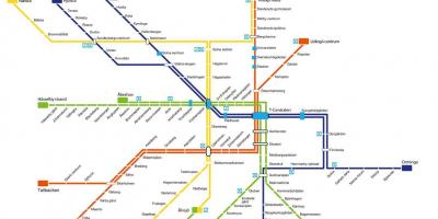 Kart Stokholm metro incəsənət