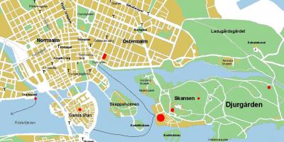 Гамла düşərgə Stokholm xəritəsi